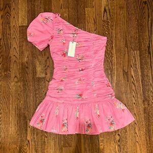 Love Shack Fancy Oberdine dress pink parade size 0